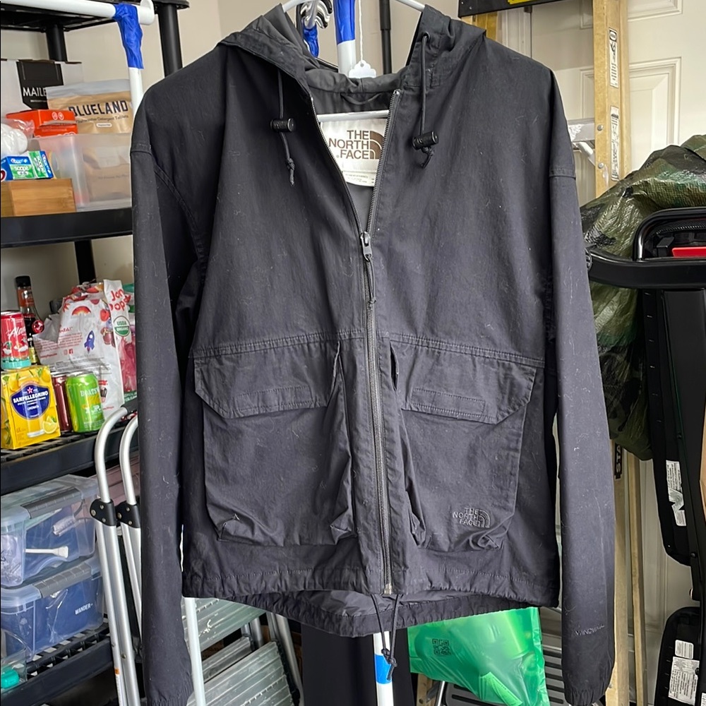 The North Face Black Raincoat